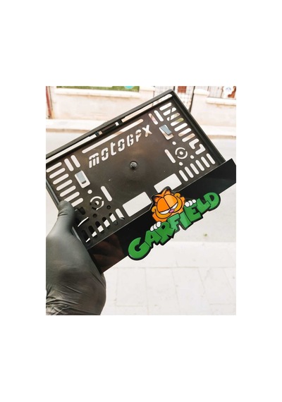 Motorsiklet Plakalık Garfıeld Lazer Kesim Pleksi - 634872671