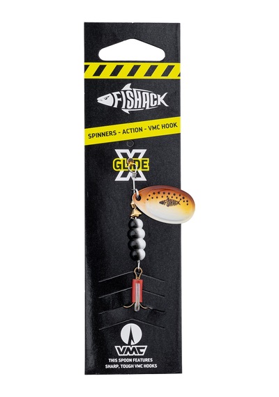 Savex Döner Kaşık - Fishack Glidex - Brownie - 7g - No:3 - Alabalık/turna/levrek Olta Kaşığı