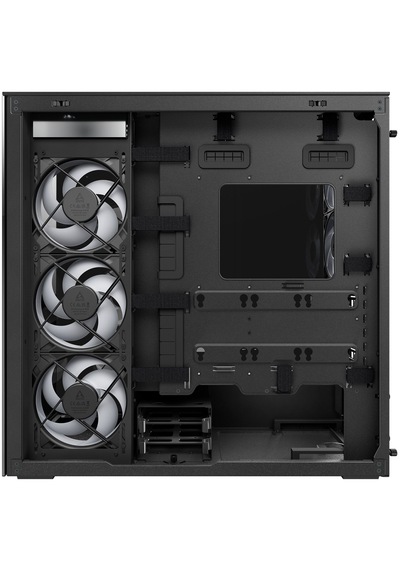 Arctıc Xtender Usb-c Temperli Cam Panel Dahili Argb Fanlar 420mm Sıvı Soğutma Destekli Kule Tipi Mat Siyah Bilgisayar Kasası