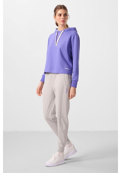 Açık Eflatun-taş Kapüşonlu Oversize Kadın Eşofman Takım - 95336 Açık Eflatun/taş
