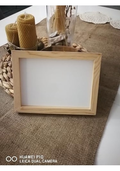 Ayrex Ahşap Resim Çercevesi, Masif Çerçeve,doğal Ahsap Rengi İle Fotograf, Resim Kolajları, Duvar Galerisi Dekoru