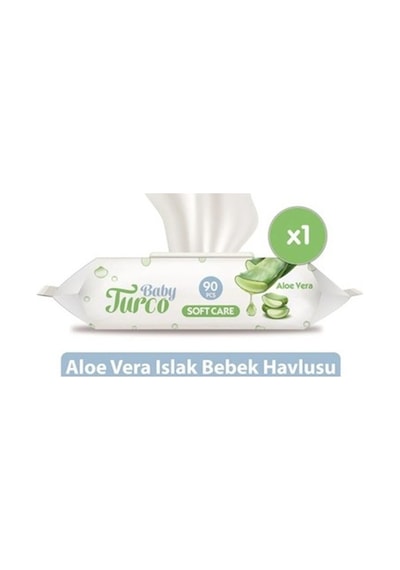 Baby Turco Islak Havlu Softcare 90 Yaprak