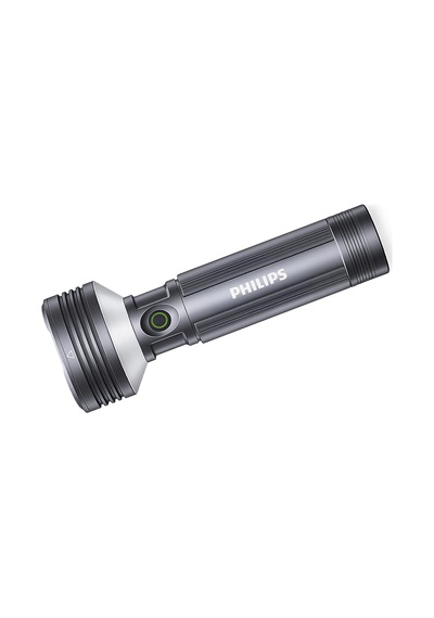 Sfl6253/93 3000 Lümen 50w Led El Feneri Metal Gövdeli 9 Modlu Çıkarılabilir Pilli Şarj Edilebilir Çift Açılı Flashlight Siyah