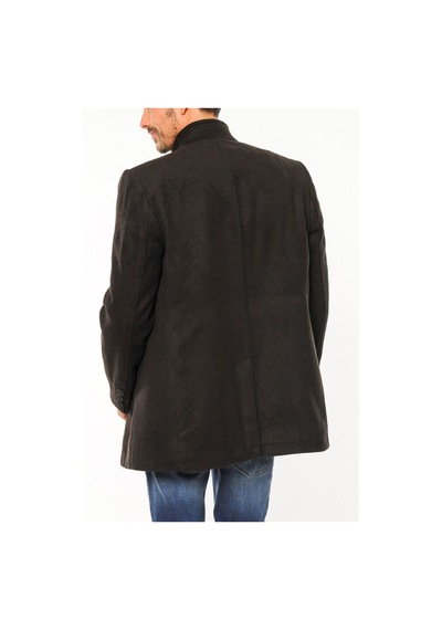 Plt8306 Dewberry Erkek Palto-diagonal Kahve Diagonal Kahve