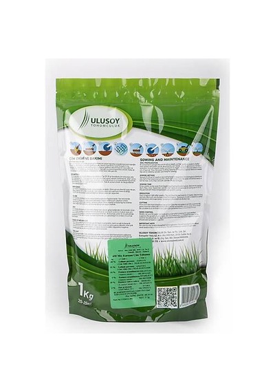6 Karışım Çim Tohumu Ulusoy 6 Mix Ithal Çim Tohumu 1 Kg Ambalajlı