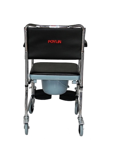 Poylin P689 Banyo Tuvalet Tekerlekli Sandalyesi