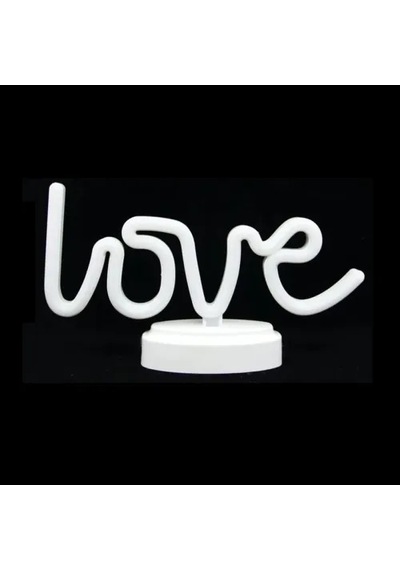 Zensaas41 Neon Işıklı Love Yazılı Masa Gece Lambası Zensaa56 Renkli