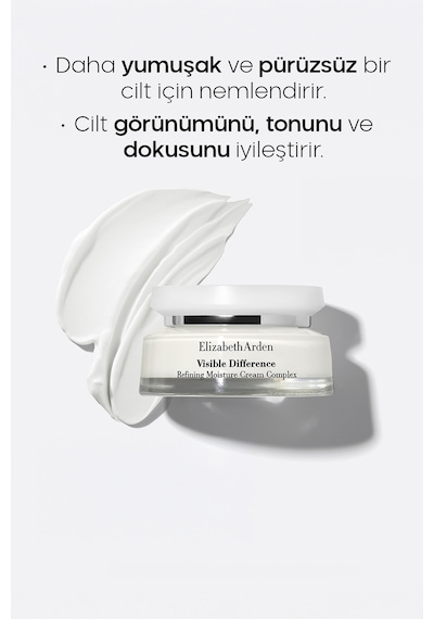Elizabeth Arden Visible Difference Refining Moisture Cream Complex Cilt Bariyeri Güçlendirici Bakım Yoğun Nemlendirici Krem 75 ML