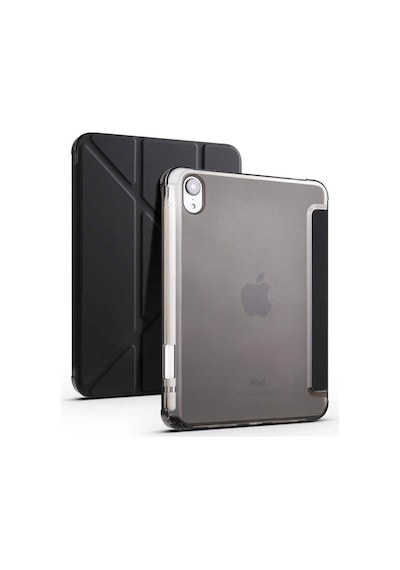 Apple Uyumlu iPad Mini 2021 (6.Nesil) Tri Folding Smart With Pen Case