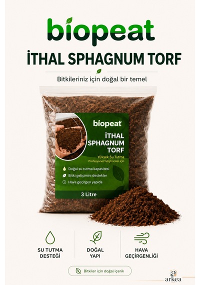 3 Litre İthal Torf Saksı Çiçekleri Ve İç Mekan Bitkileri İçin Bitki Yetiştirme Toprağı 1000