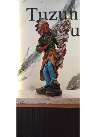Kızıl Derili Dekoratif Biblo