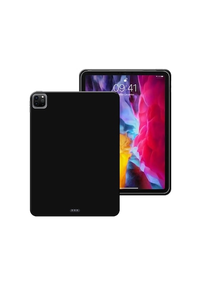 Apple Uyumlu iPad Pro 12,9 İnç 6. Nesil A2436 , A2437 , A2764 Rubber Yıkanabilir Silikon Kılıf Arka Kapak