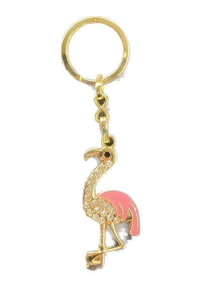 Pembeli Taşlı Flamingo Anahtarlık Hediyelik Anahtarlıkı Çanta Aksesuarı Allı Turna Anahtarlık