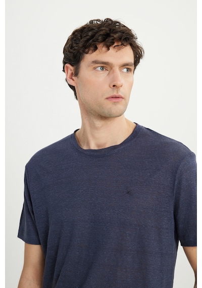 AC&Co / Altınyıldız Classics Erkek Lacı %100 Keten Slim Fit Dar Kesim Bisiklet Yaka Tişört Lacı AC&Co / Altınyıldız Classics Erkek Lacı %100 Keten Slim Fit Dar Kesim Bisiklet Yaka Tişört Lacı
