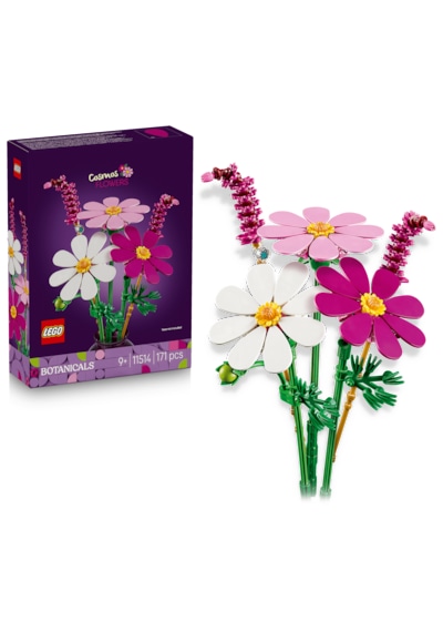 LEGO® Botanicals Kozmos Çiçekleri 11514 - 9 Yaş ve Üzeri Çocuklar için Renkli Çiçekler İçeren Oyuncak Yapım Seti (171 Parça)