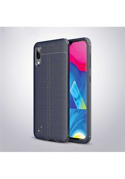 Galaxy M10 Kılıf Zore Niss Silikon Kapak Lacivert
