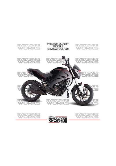 Bajaj Dominar 250-400 Uyumlu Kaplama Sticker Çift Renk Motor Kaplama Modeli Hazır Kit Yüksek Kalite 50317247