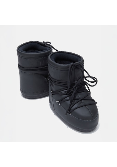 N001 Black Bot Kar Erkek Diğer 80d1409380-n001 Moon Boot Icon Low Rubber Black Siyah
