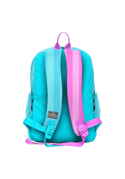 Coral High Kids Turkuaz Pembe Çizgili 3 Lü Okul Çanta Seti Set0123771 Turkuaz - Pembe
