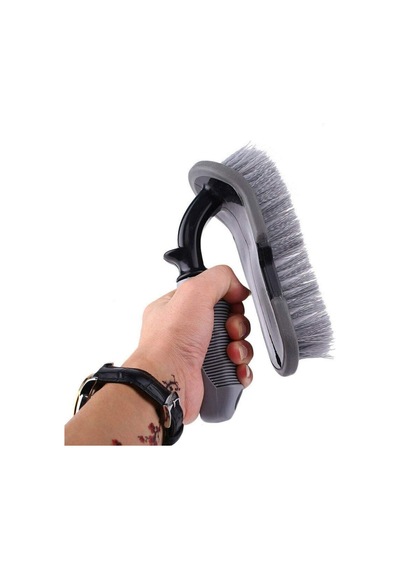 Buffer Saplı Halı, Koltuk Ve Araç Temizlik Fırçası Çok Amaçlı İç & Dış Oto, Ev Ve Ofis Kullanımı İçin Ergonomik Temiz