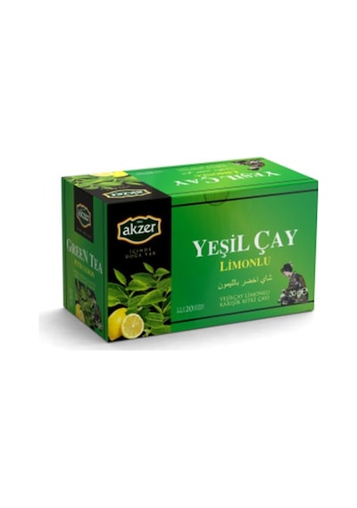 2'li Yeşil Çay Limonlu 2x20'li Poşet Çay