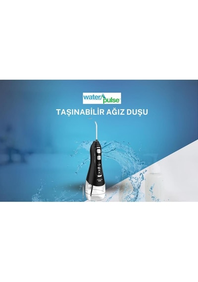 V580 Taşınabilir Ağız Duşu, 320ml, Siyah