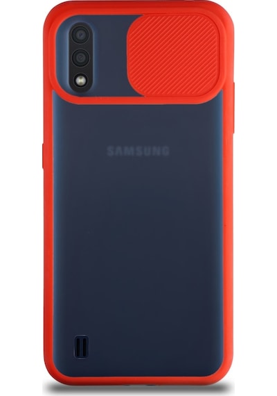 Samsung Galaxy A01 Lensi Açilir Kapanir Kamera Korumali Kilif 496037637
