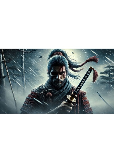 Ti-play Shogun Tepesi 60x90cm Modern Samuray Pvc Çerçevesiz Tablo