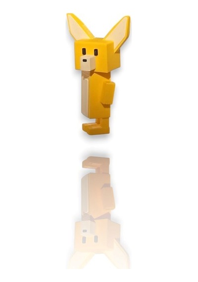 Super Bear Adventure, Baaren-şika, Penguen, Tilki, Tavşan, Timsah, Arı Loy3d 9 Cm Sarı