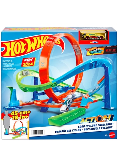 Mattel Hot Wheels Bumerang Çemberli Yarış Pisti HTK16