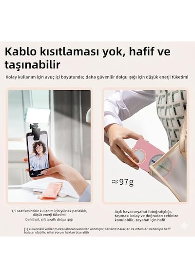 Manyetik Led Pocket Video Light Magsafe İle Uyumlu 2500-9000k Ayarlanabilir Işık 10w Crı95 1200mah Type-c Şarjlı Taşınabilir Fotoğraf Ve Video Çekim Işığı N19 Manyetik Led Pocket Video Light Magsafe İle Uyumlu 2500-9000k Ayarlanabilir Işık 10w Crı95 1200mah Type-c Şarjlı Taşınabilir Fotoğraf Ve Video Çekim Işığı N19