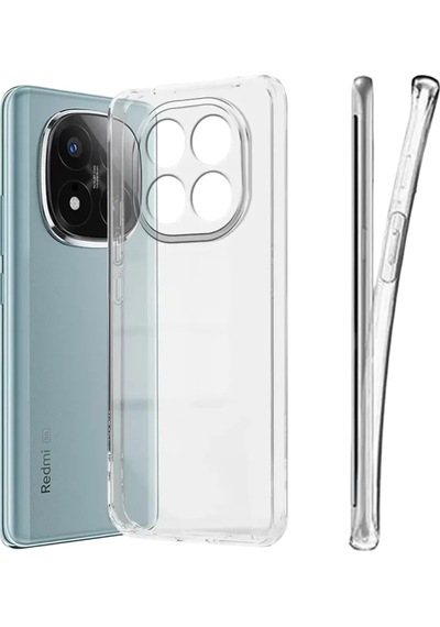 Newface Xiaomi Redmi Note 15 Pro Plus 5g Lüx Şeffaf Silikon - Şeffaf