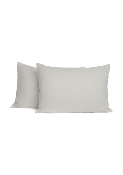 Soley Mix & Match Plain %100 Pamuklu 2 Li Yastık Kılıfı Seti Ekru
