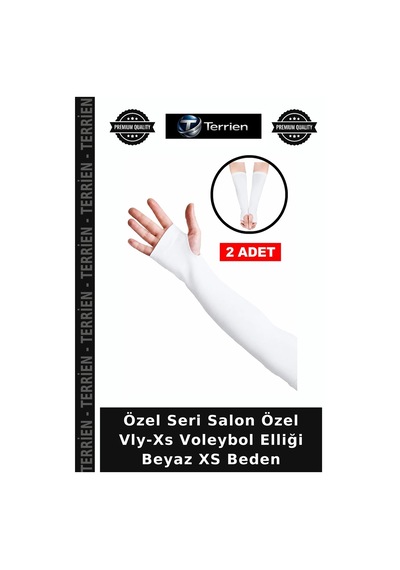Özel Seri Salon Özel Vly-xs Voleybol Elliği Beyaz Xs Beden