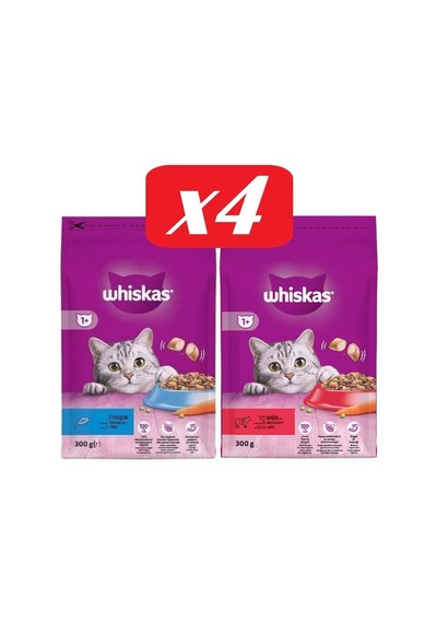 Whiskas İkili Lezzet Ekstra Avantaj Paketi 8 Adet