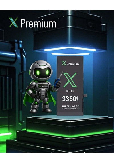 Xpremium Apple Uyumlu iPhone  8 Plus Batarya Pil Süper Yüksek Kapasiteli Güçlendirilmiş 3350 Mah