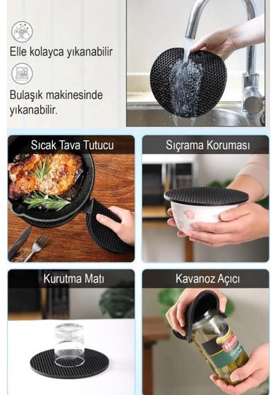 Home Silikon Nihale Petek Desenli Kalburabastı Kalıbı Çok Renkli
