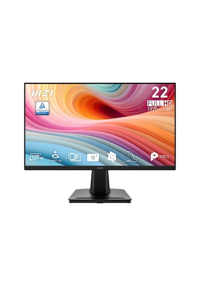 Msı Pro Mp225 E12vl 21.5 1920x1080 Fhd 120hz 4ms Hdmı Vga Adaptive Sync Va Monitör