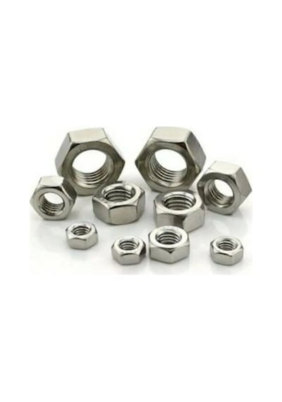 M12 Galvanizli Çelik Somun Dın 934 Cl:6 50 Adet