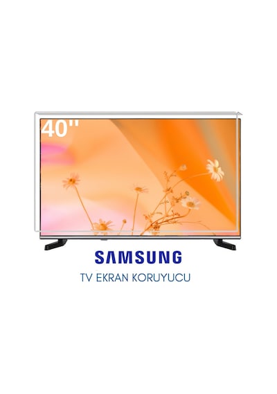 Technozi Samsung Uyumlu 40" İnç 140 Ekran Tv Koruyucu Kırılmaz Paneli