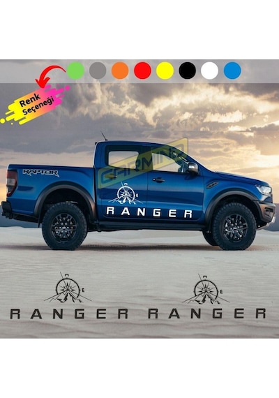 Ford Ranger Pusula Off Road Oto Sticker Set