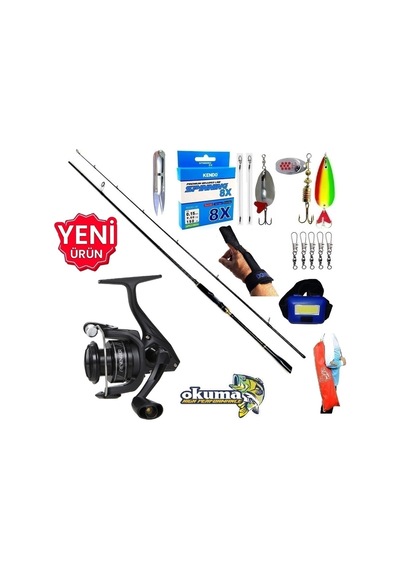 Okuma Revenger Rv-4000a 244cm 6-32gr Zen Pro Turna Spin Olta Takımı Seti