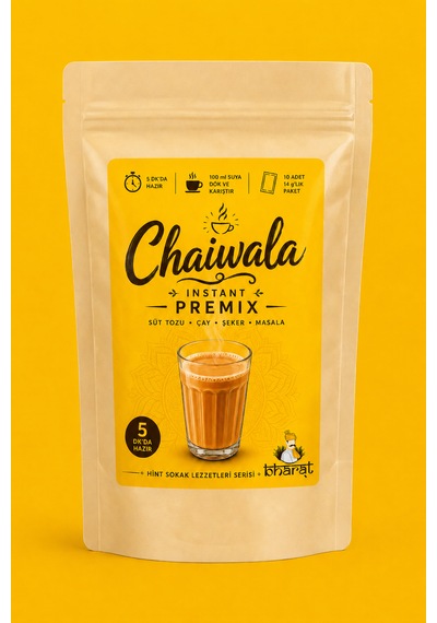 Bharat By Chaıwala Instant Premıx 5 Dk Da Hazır Masala Çayı - 14g 10 Paket