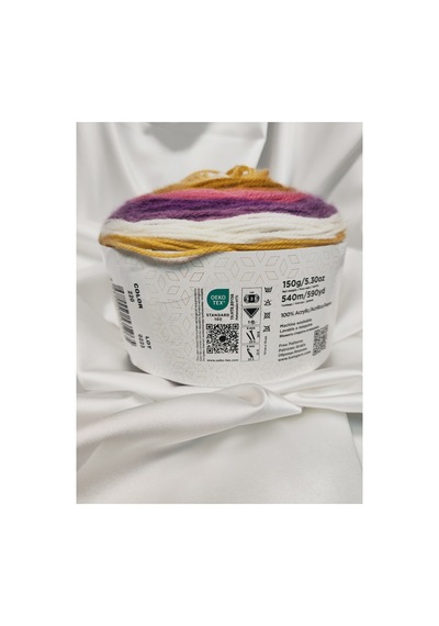 Papatya Cake Ebruli El Örgü İpi 1 Adet 150gr. - Renk: 220