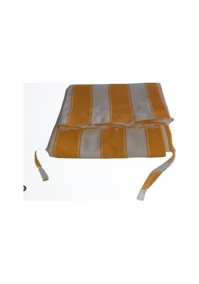 Balkon Perdesi En.200X250 Cm Kullanıma Hazır Üstü Korniş Düğmeli (484774993) Sarı