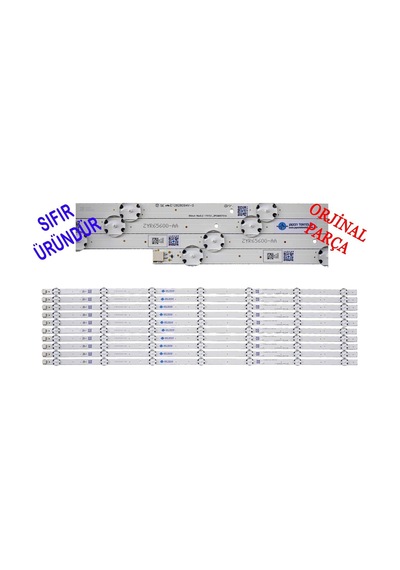 Arçelik Uyumlu, BEKO, GEUNDIG, A65L8752 5S LED BAR , 65L8752, B65L8752, B65L 8752 5S, A65L8752, A65L 8752 5S, 65CLX7745 , RİO 65 CLX 7745, 65VLX7730, 65VLX 7