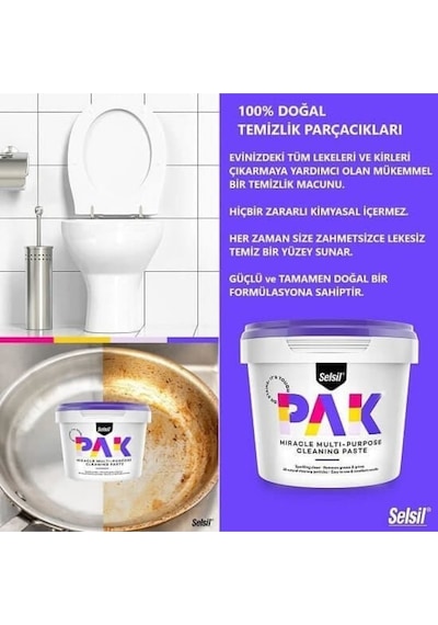 Selsil Pak Genel Amaçlı Mucize Temizleyici 500gr