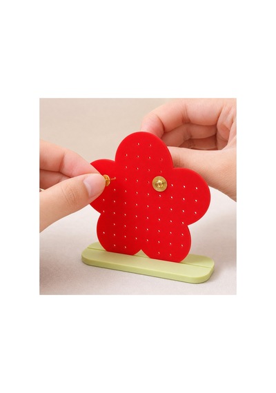 Çiçek Küpe Peg Board Aksesuarı