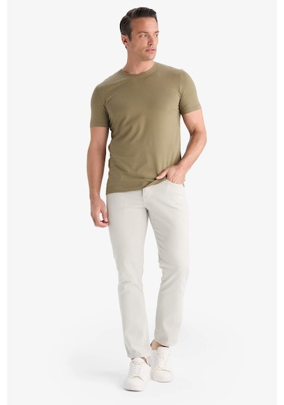 Defacto Slim Fit Dar Kesim Bisiklet Yaka Esnek Kumaş Kısa Kollu Tişört E2635ax25smkh436 Haki Defacto Slim Fit Dar Kesim Bisiklet Yaka Esnek Kumaş Kısa Kollu Tişört E2635ax25smkh436 Haki