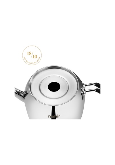 Modern Maxi Çaydanlık - Gri / Siyah Çok Renkli